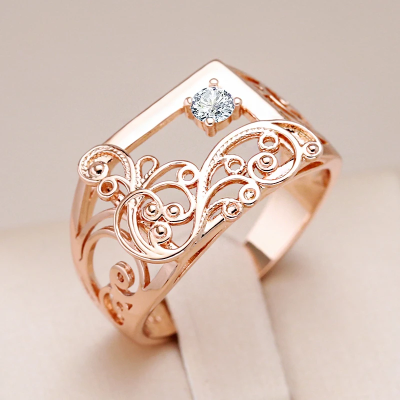 Bague avec Zirconia Incrusté en Or