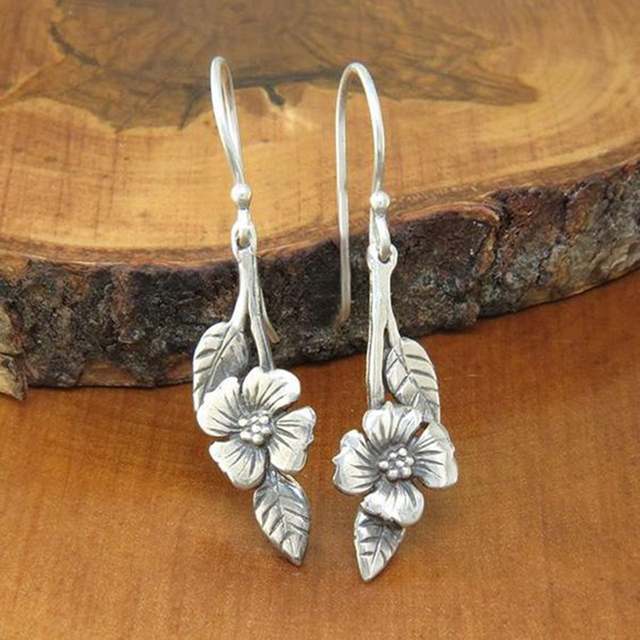 Boucles d'oreilles en argent vintage