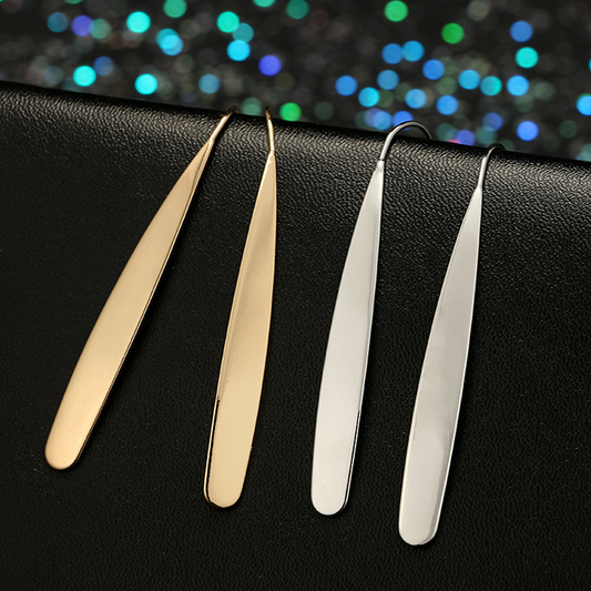Boucles d'oreilles vintage en argent et or
