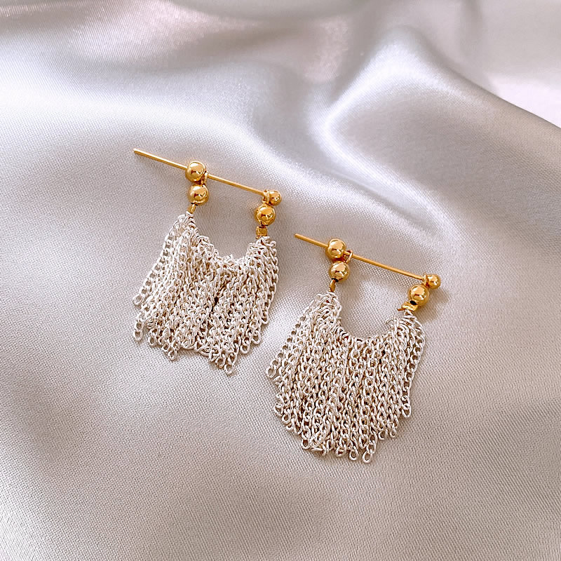 Boucles d'oreilles en verre élégant