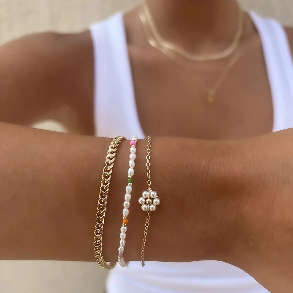 Bracelet en Perles Daisy