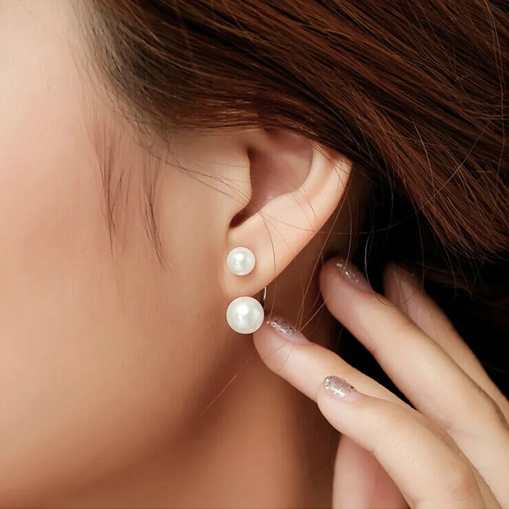 Boucles d'oreilles en perles élégantes
