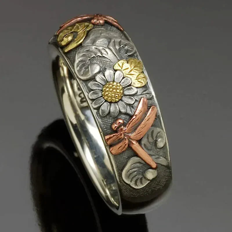 Bague en Argent Vintage Natura