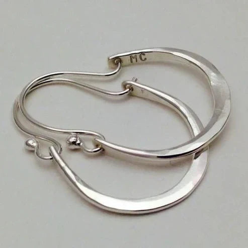 Boucles d'oreilles en forme de halo lunaire