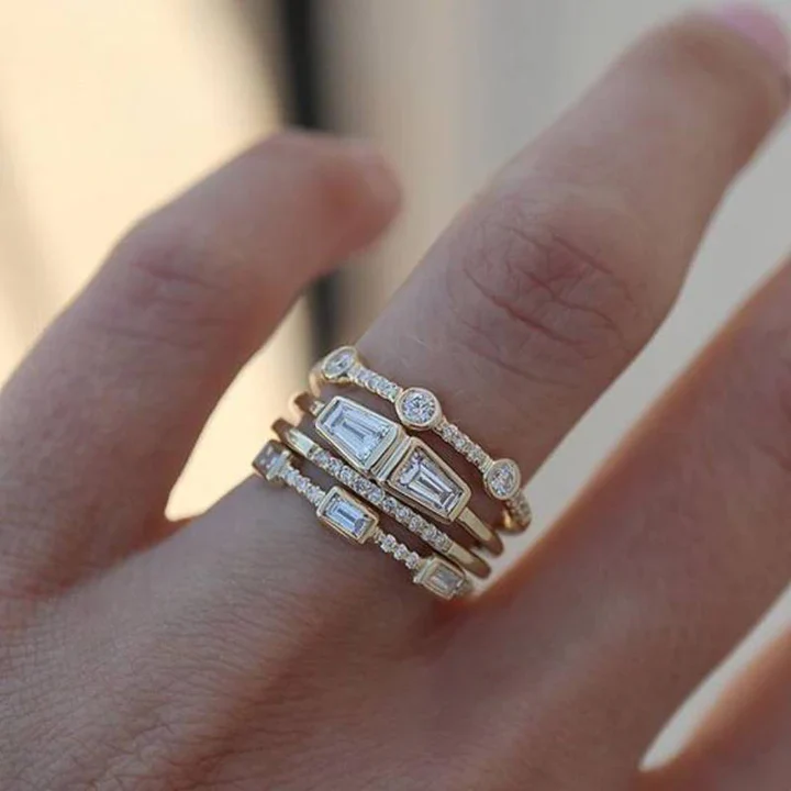 Bague Vintage en Or et Zirconia