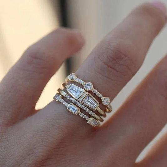 Bague Vintage en Or et Zirconia