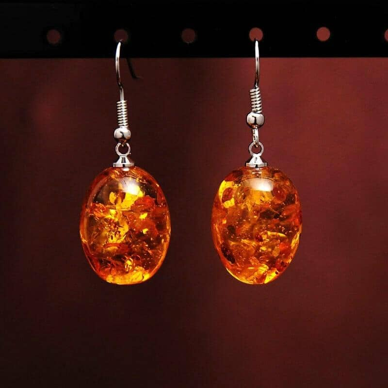 Boucles d'oreilles en cristal vintage