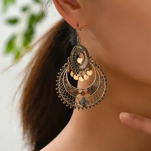 Boucles d'oreilles de style vintage Goldmandala