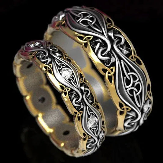 Bague Vintage en Or et Argent