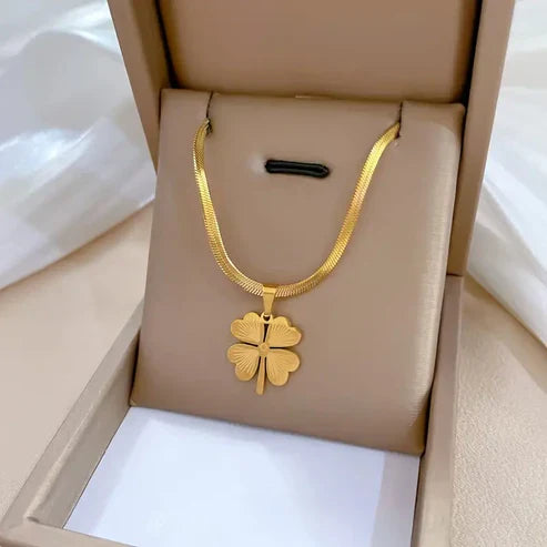 Collier en Or Clover