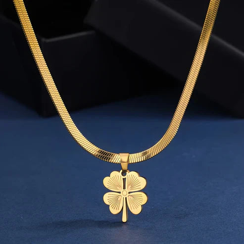 Collier Trèfle Doré