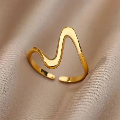 Bague en Or Irrégulière