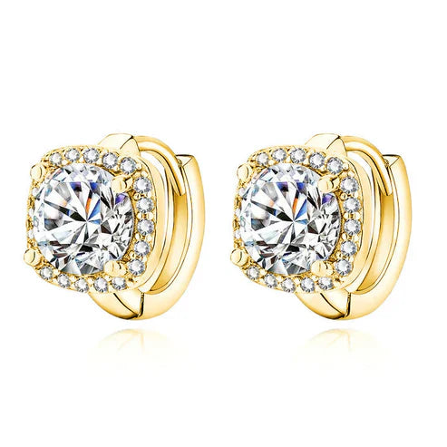 Boucles d'oreilles carrées Nadine